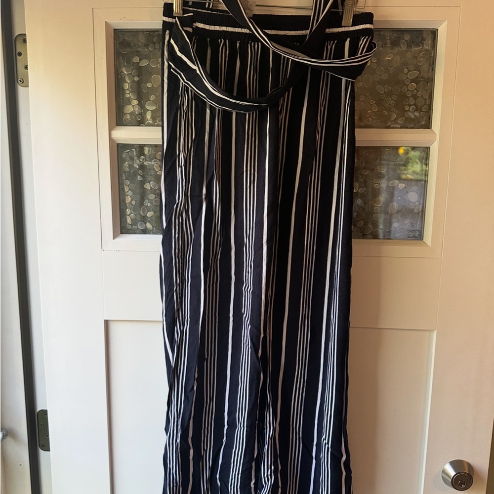 Cynthia Rowley Black and White Striped Dress